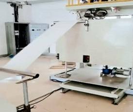 une nouvelle ligne de production automatique numérique pour le tissu soufflé par fusion est développée en Chine